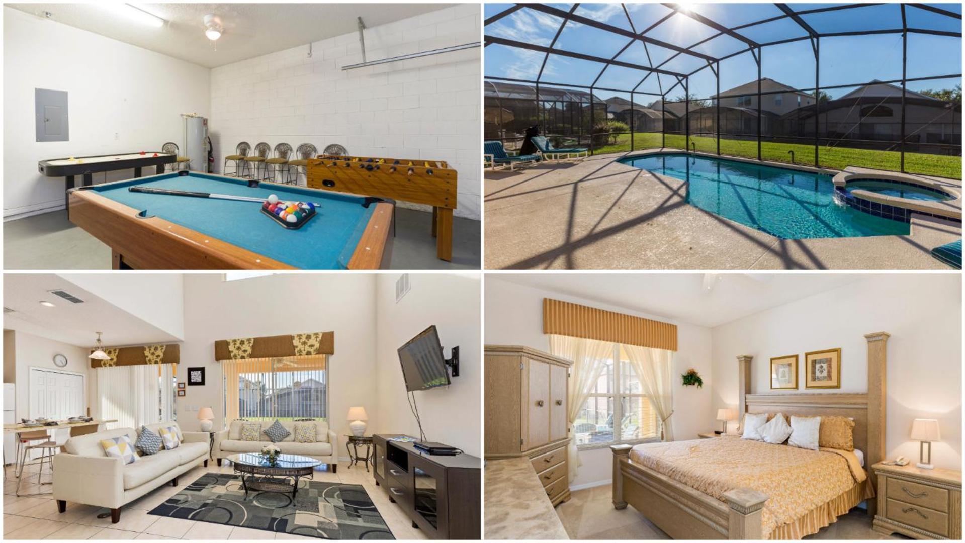 Palm Key Villa 7 Bed On Emerald Island Resort 키시미 외부 사진